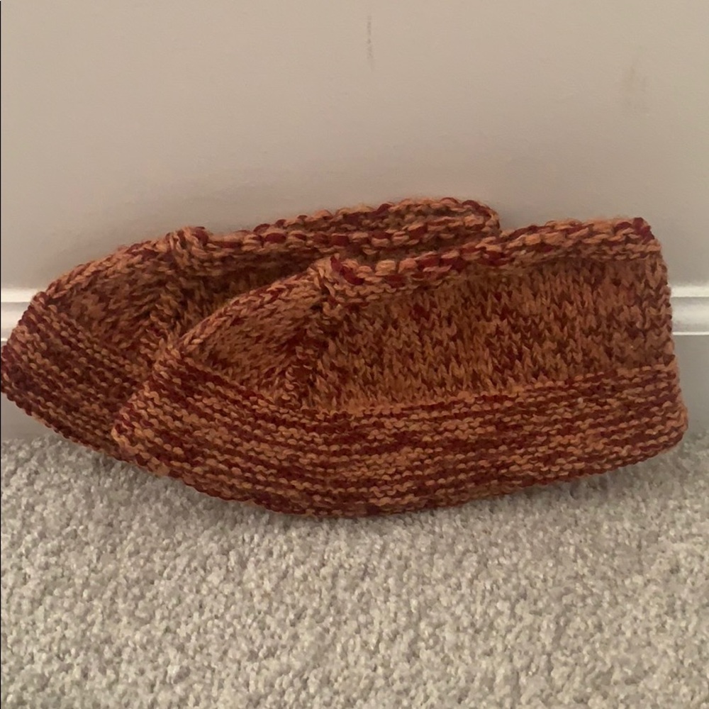 Handmade knitted house socks/shoes